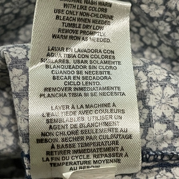 Ben Sherman Boy’s Navy/White Short-Sleeve Button-Down Shirt - Picture 9 of 10